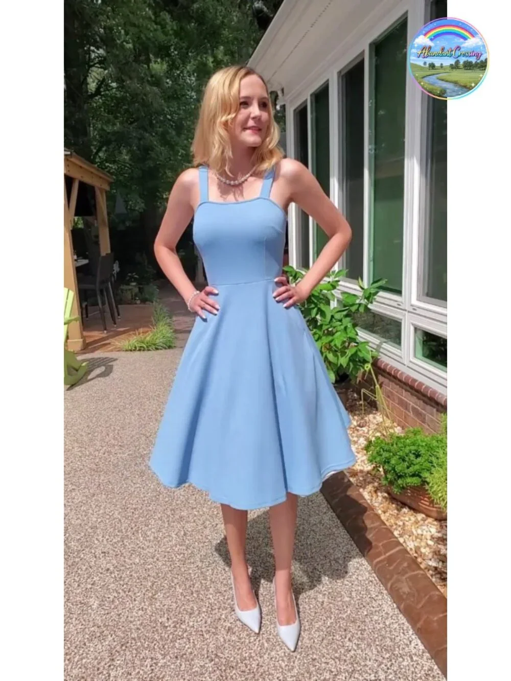 1950s Vintage Swing Cocktail Dress Chiffon Shawl Pockets Cosplay